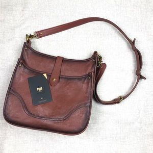 Frye Madison  Cognac Leather Crossbody